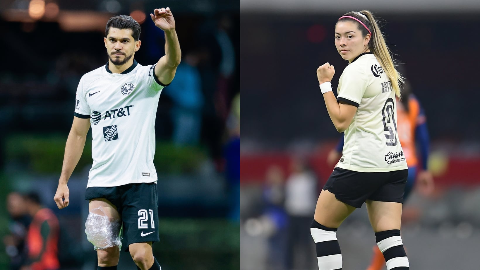 Los equipos varonil y femenil del América dedicarán la Liguilla a visibilizar la violencia de género.