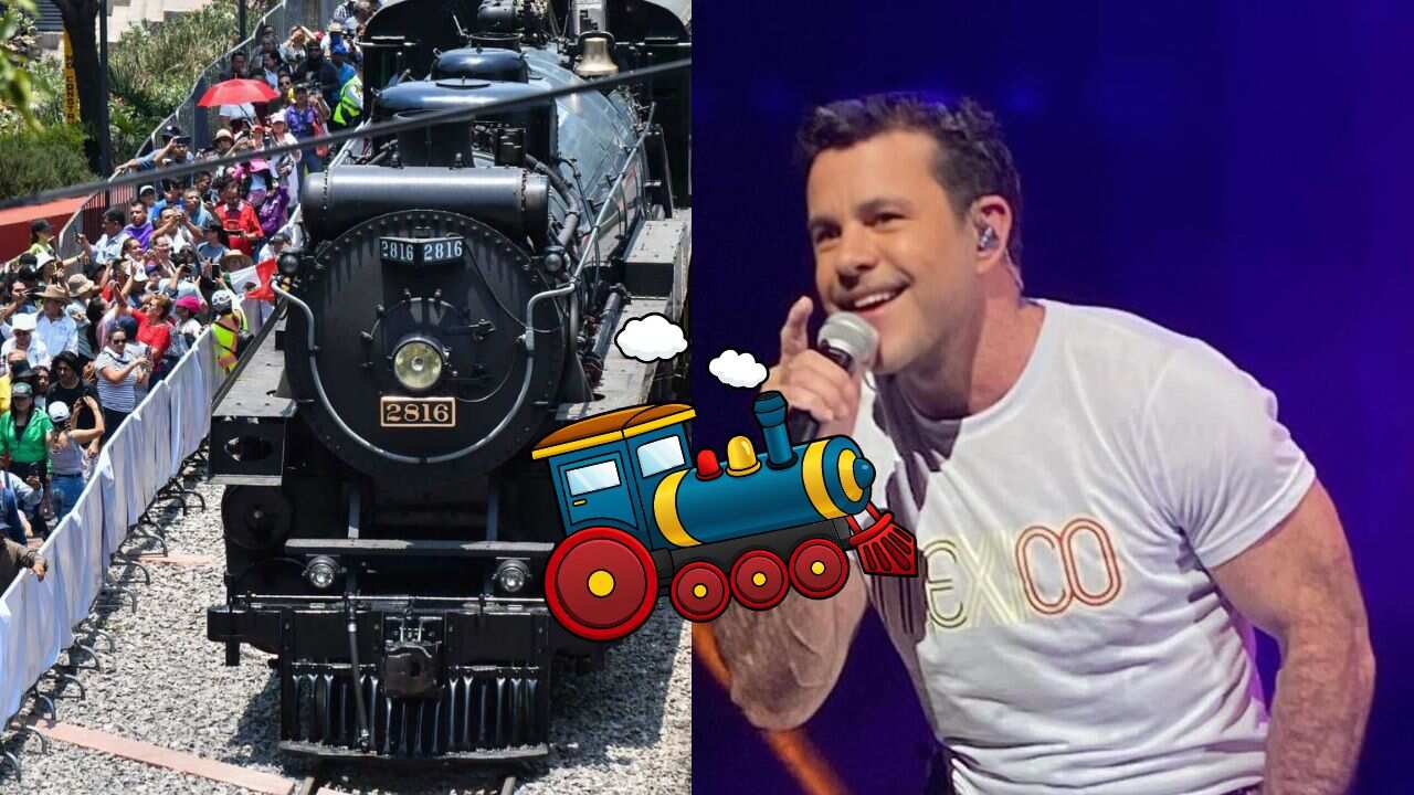 Mientras que a la exhibición del tren asistieron miles de personas, en el concierto del cantante hubo 800 personas.