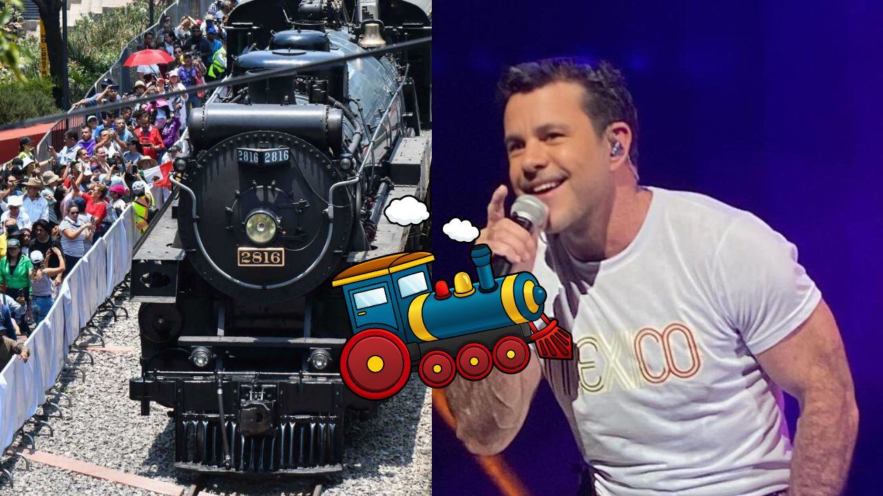 Mientras que a la exhibición del tren asistieron miles de personas, en el concierto del cantante hubo 800 personas.