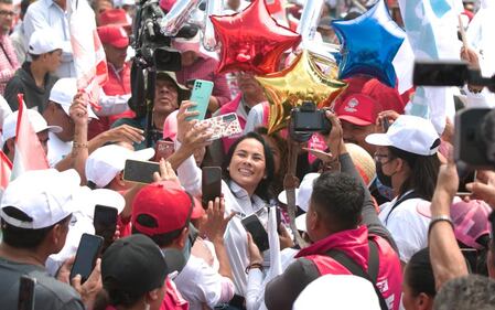 Alejandra del Moral en el día dos de campaña