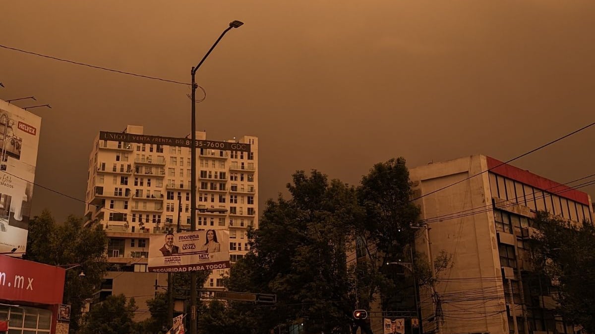 Cielo sepia en CDMX: ¿Por qué se veía naranja y rojo después de la lluvia?
