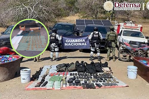 Golpe al narco en Michoacán: Ejército halla arsenal de guerra y explosivos ocultos en vehículos