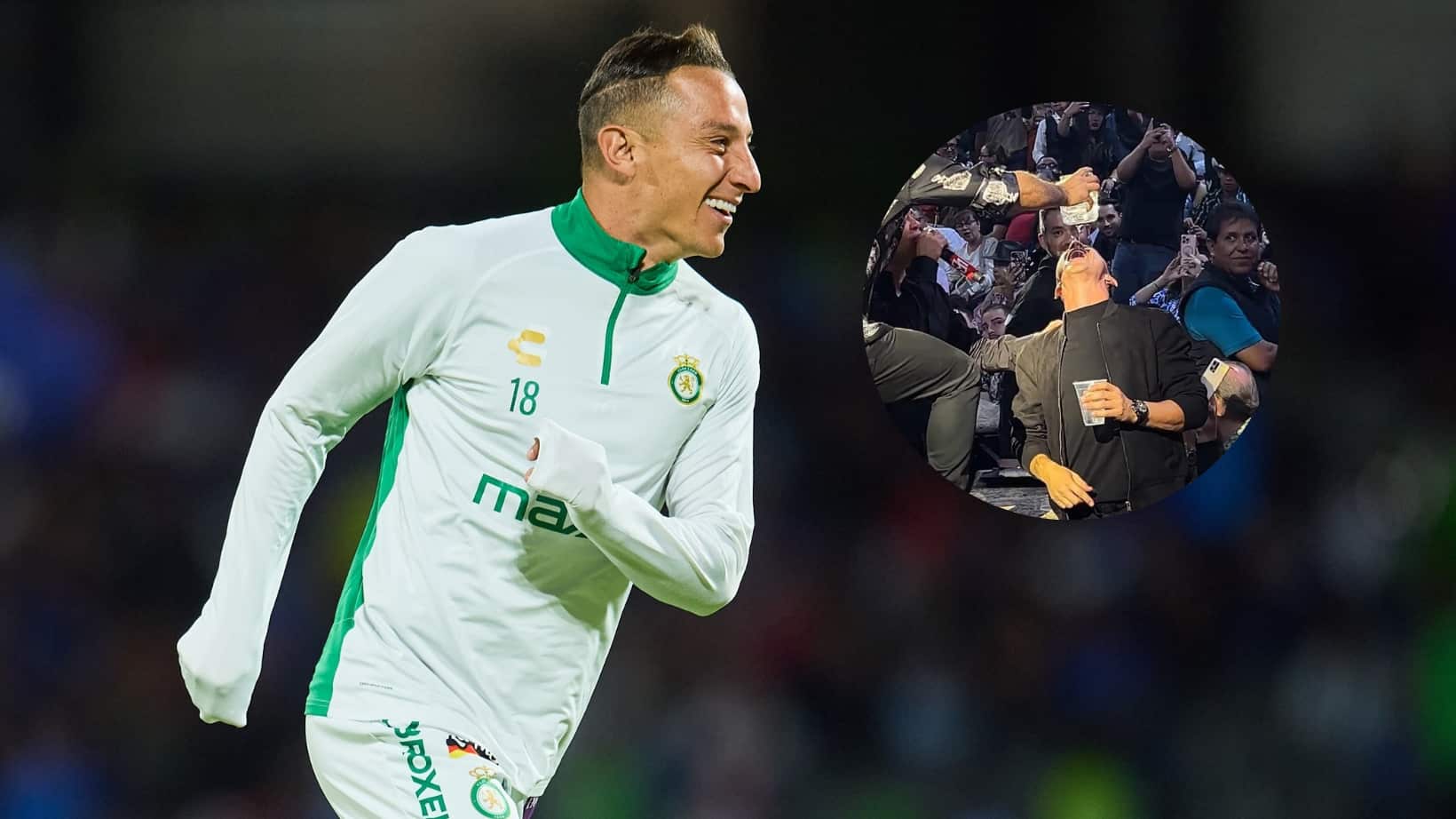 Andrés Guardado fue captado de fiesta en Aguascalientes.