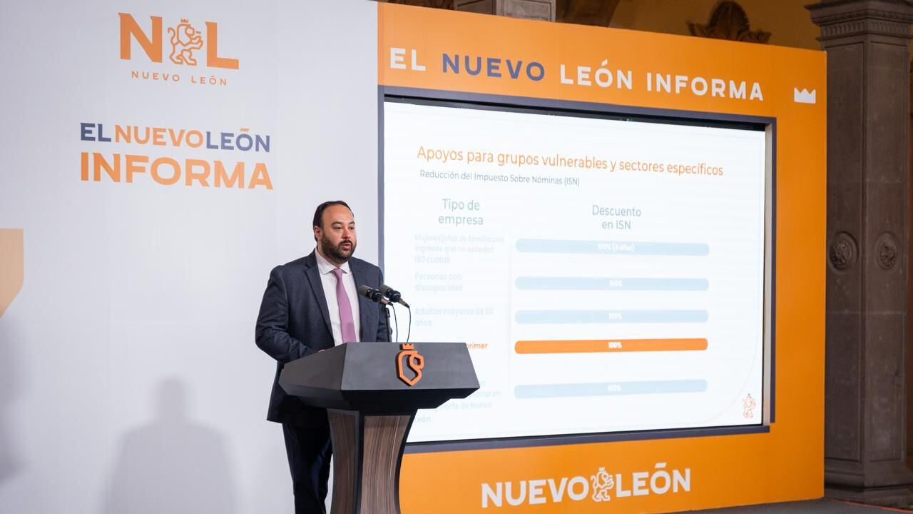 Anuncia Nuevo León incentivos fiscales de ISN a empresas y grupos de atención prioritaria