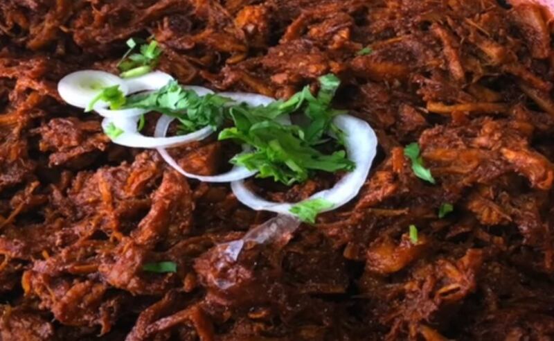 Chilorio estilo Sinaloa.