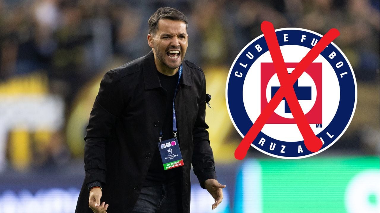 Nicolás Larcamón podría dejar de ser DT de Cruz Azul