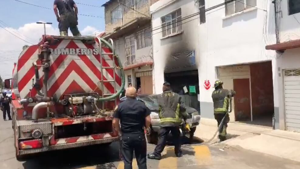 Incendio en una lavandería de la GAM