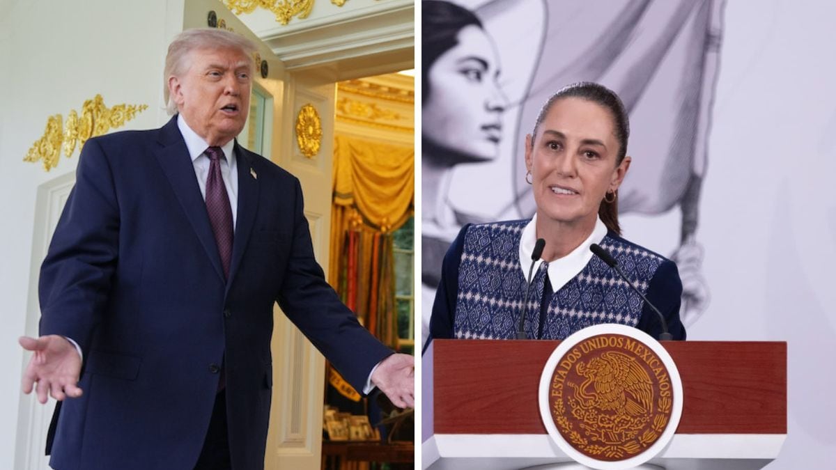 Trump y Sheinbaum.