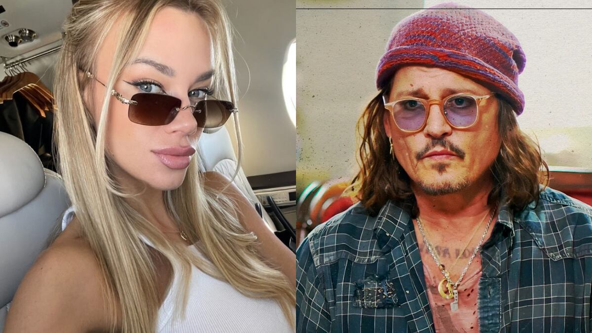 Yulia Vlasova y Johnny Depp