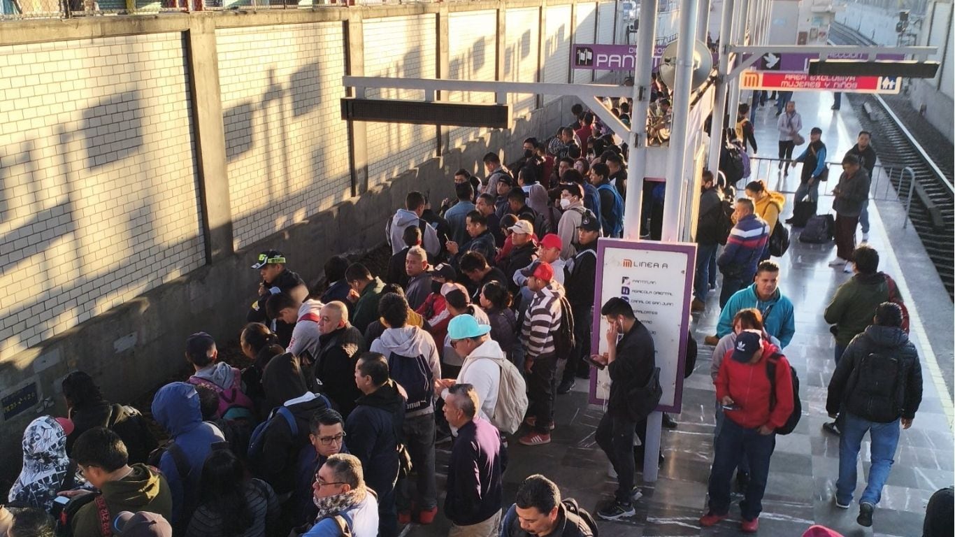 Evita la Linea A del Metro de la CDMX