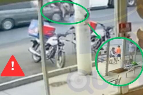 Video viral muestra el momento exacto en que una camioneta arrolla a familia completa en Sonora