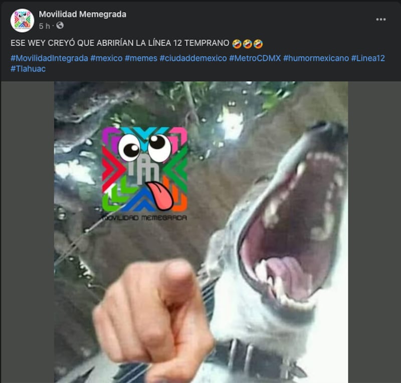 Memes por la reapertura de la Línea 12 del Metro.