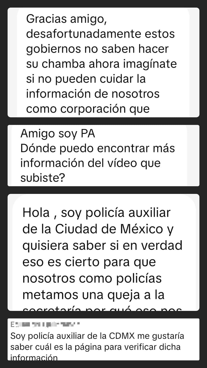 Elementos activos señalan que jamás fueron notificados por la SSC sobre la exposición de su información.