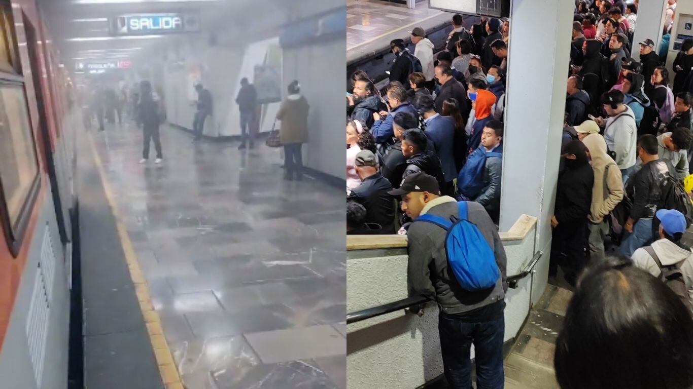Humo en esta Línea del Metro de la CDMX paraliza los trenes; hay más afectaciones