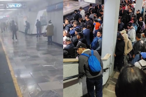 Humo en esta Línea del Metro de la CDMX paraliza los trenes; hay más afectaciones