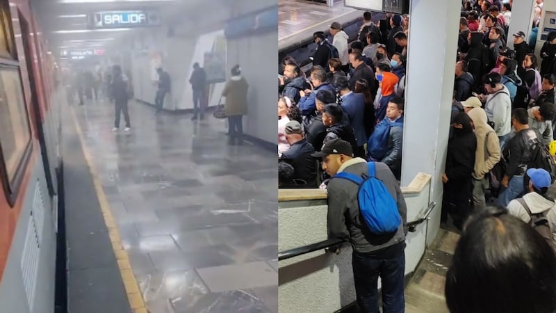 Humo en esta Línea del Metro de la CDMX paraliza los trenes; hay más afectaciones