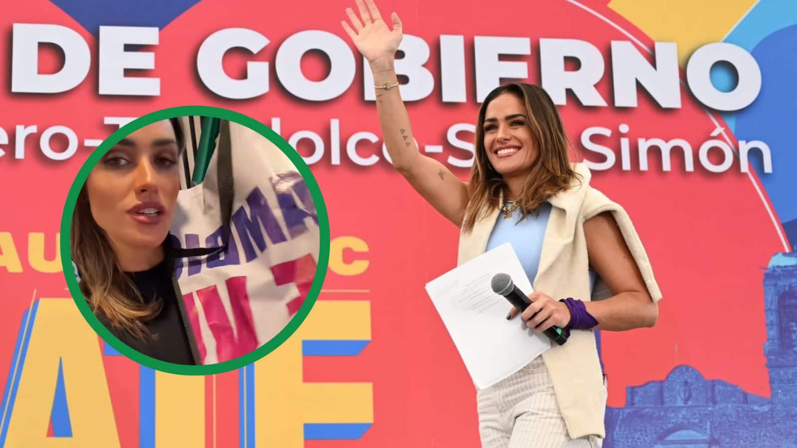 Alessandra Rojo de la Vega propone reciclar material de propaganda para elaborar artículos útiles para los vecinos