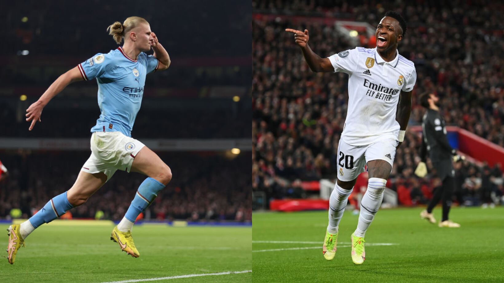 Manchester City vs Real Madrid.