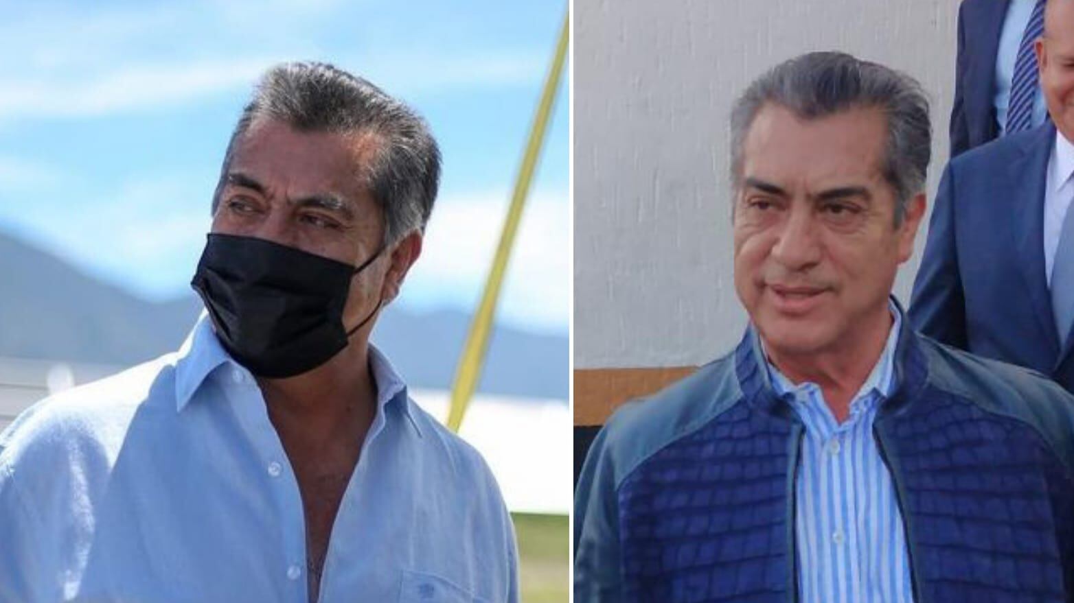 Es notorio el cambio físico del exgobernador de Nuevo León, quien se mantiene firme y de buen humor.