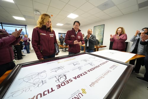 Mario Delgado y Marina del Pilar supervisan avances en nueva infraestructura escolar en Tijuana