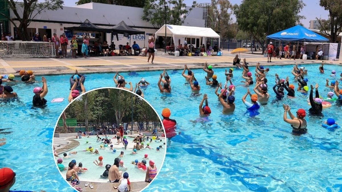 Más de mil visitantes acudieron este sábado al nuevo centro acuático 'Ángel Camacho' .