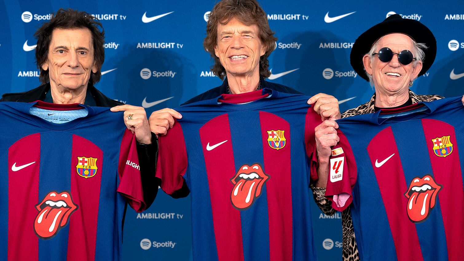 El logo de los Rolling Stones aparecerá en el jersey del Barcelona.