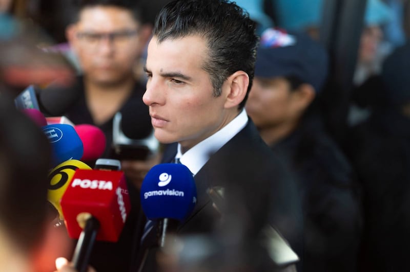 el Secretario General de Gobierno, Miguel Ángel Flores Serna