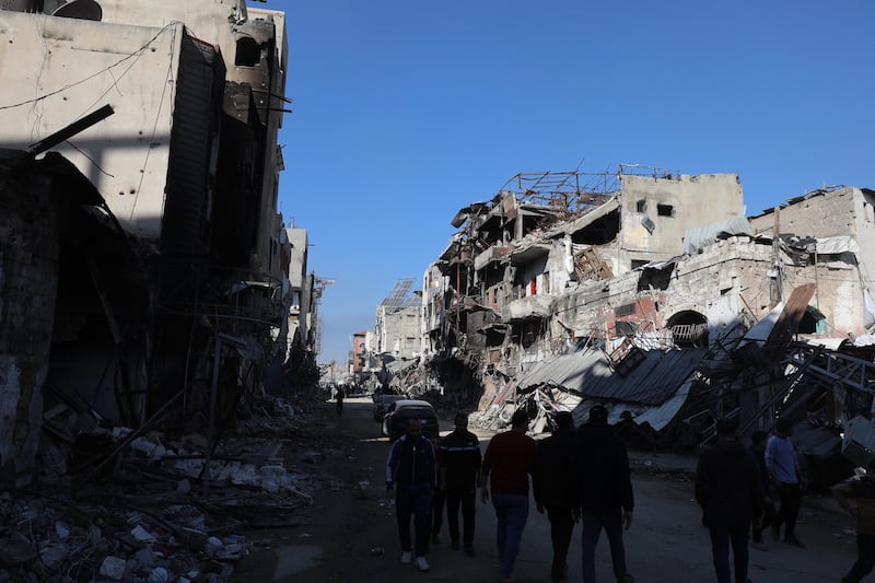 Así luce la ciudad de Gaza ante los constantes ataques del Gobierno israelí.