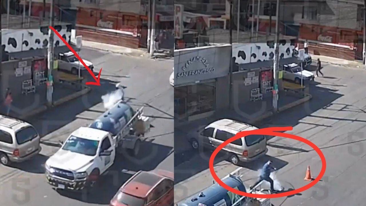 Fuga de gas en Tultitlán