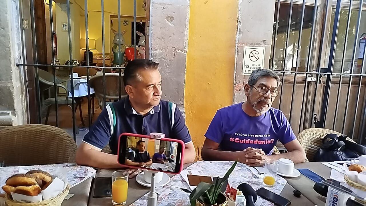 César Zafra y Waltter López.