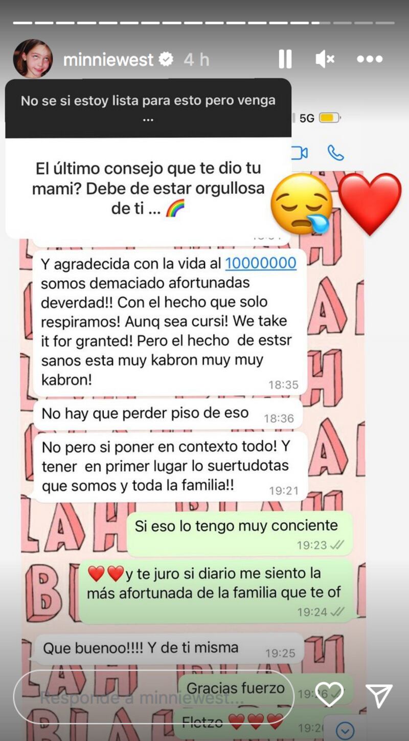 Minnie West da detalles de la muerte de Amparín Serrano