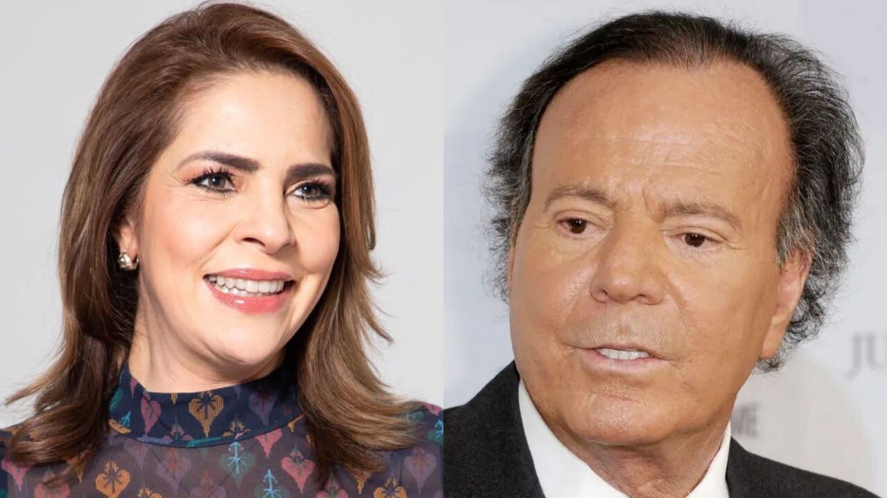 Ana María Alvarado y Julio Iglesias