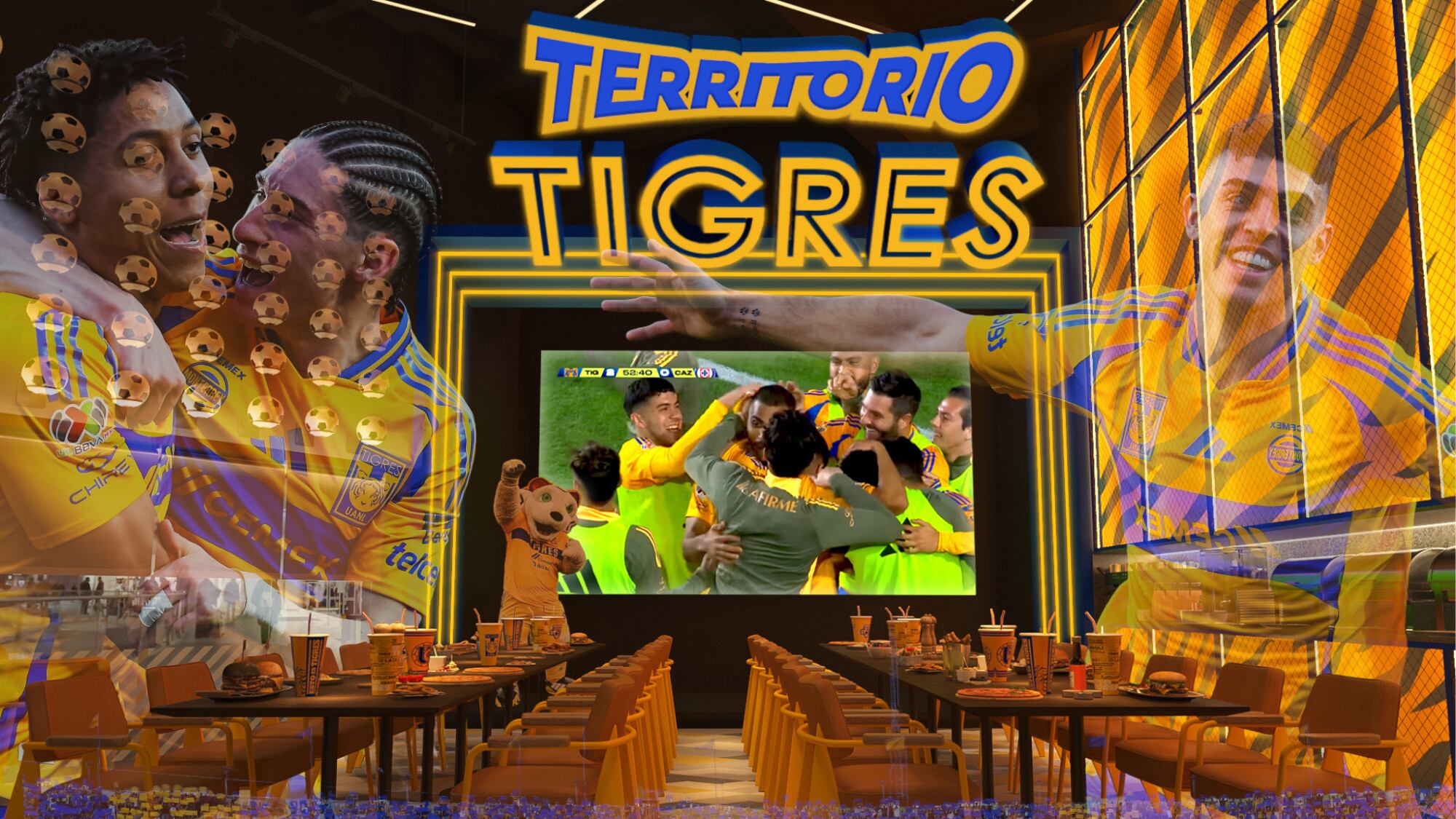 Tigres y Beegroup crean el primer restaurante con temática en la Liga MX