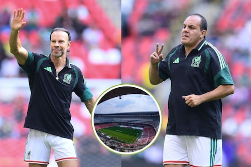 Zague y Cuauhtémoc Blanco regresan al Estadio Azteca para revivir la gloria ante Brasil