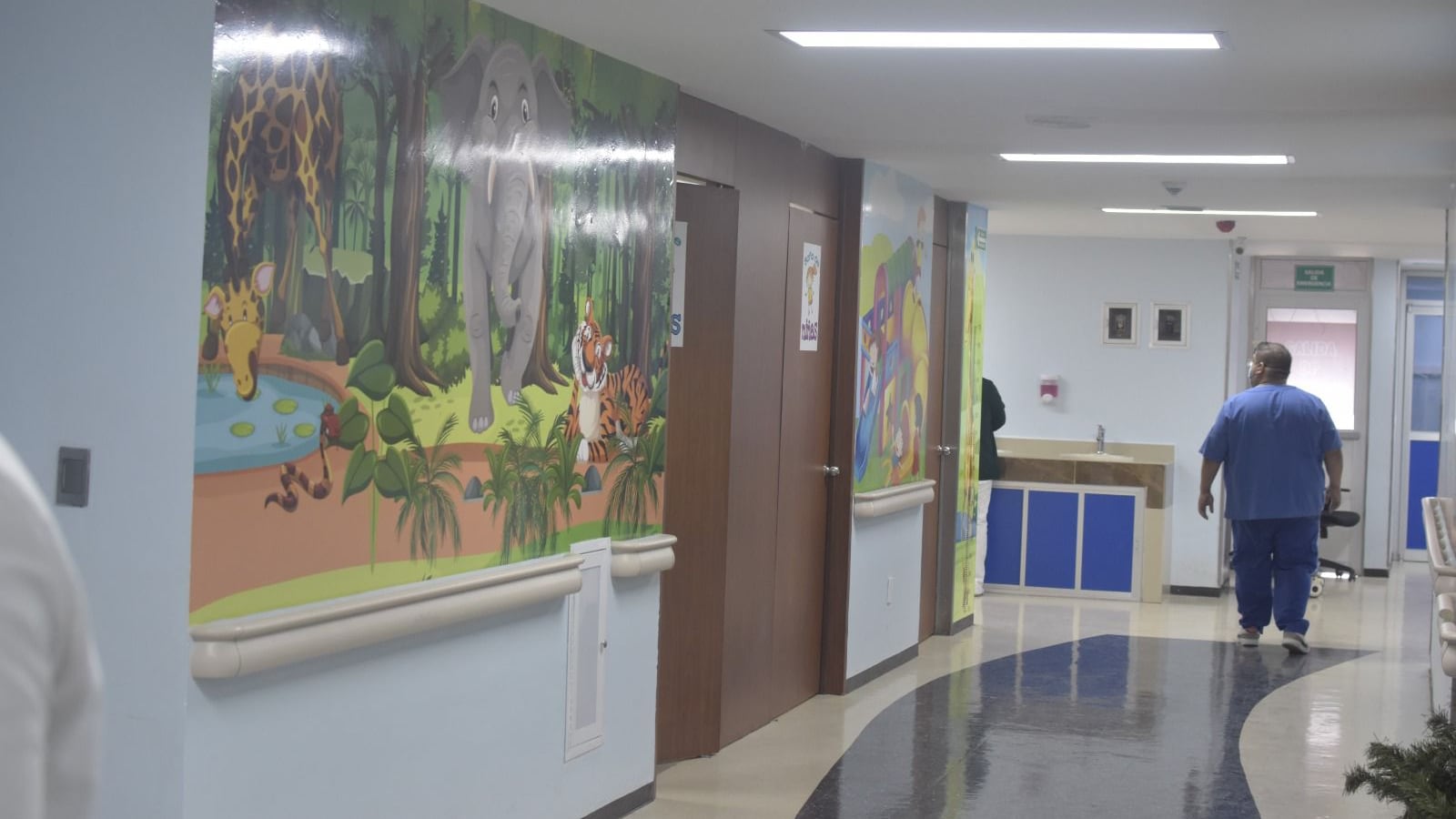 Las instalaciones fueron remodeladas y decoradas con motivos infantiles.