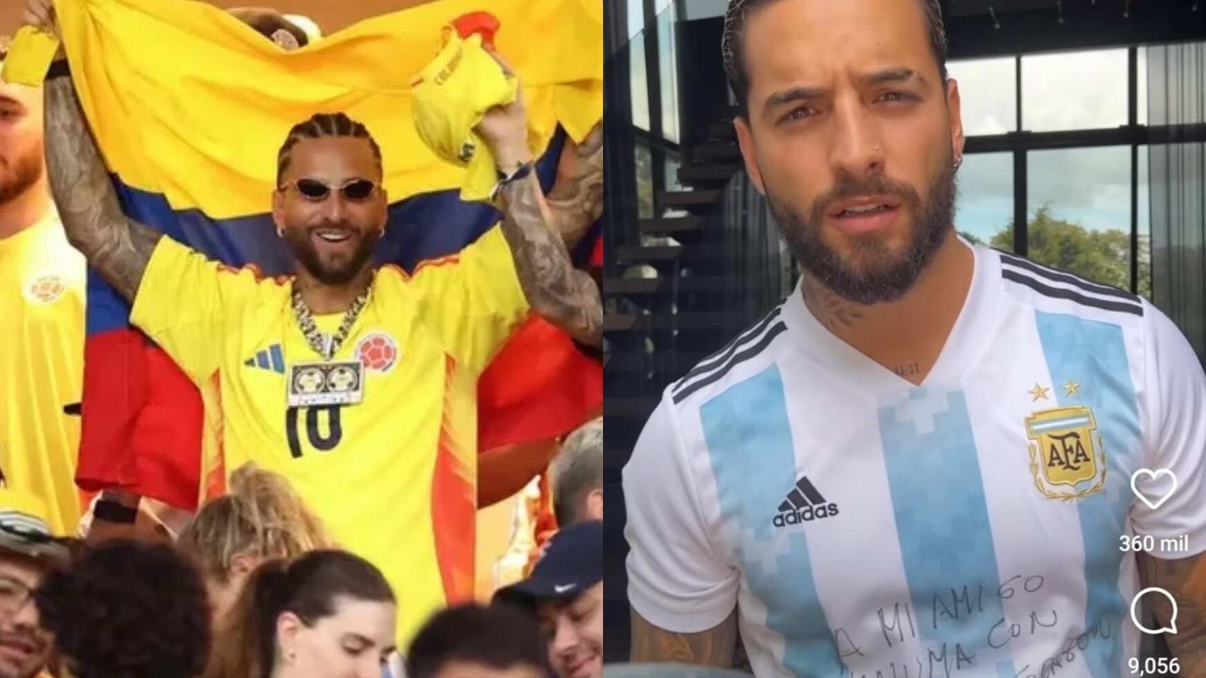 Maluma Colombia y Argentina