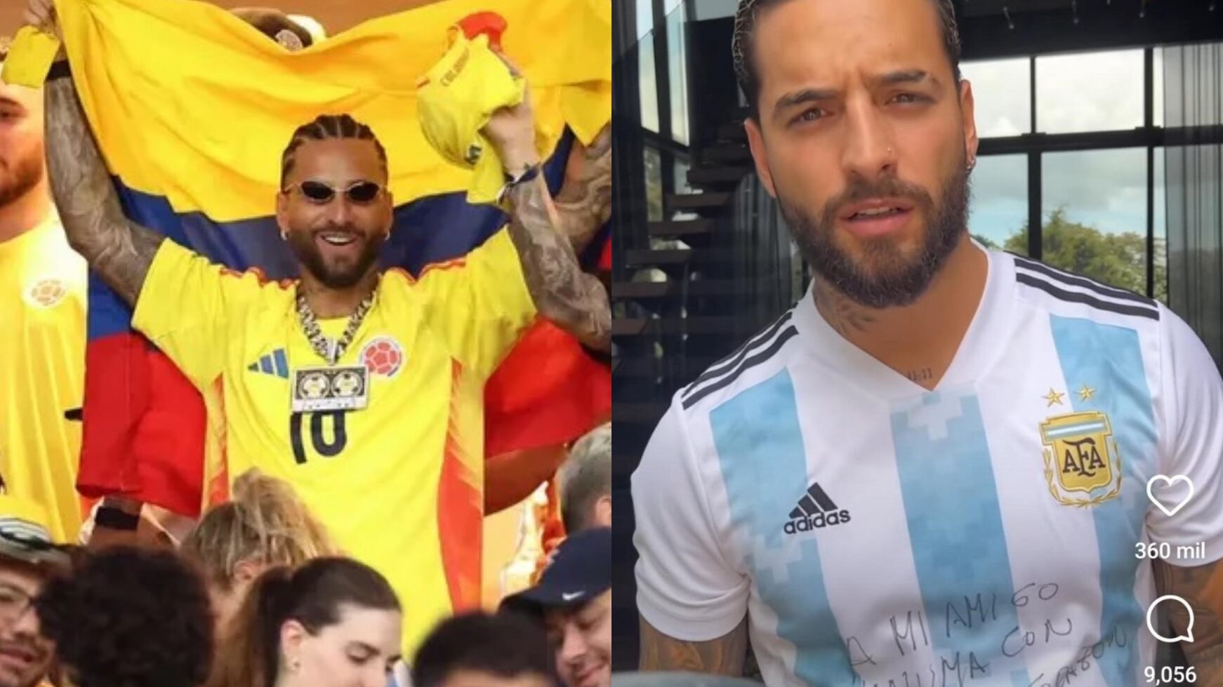 Maluma Colombia y Argentina