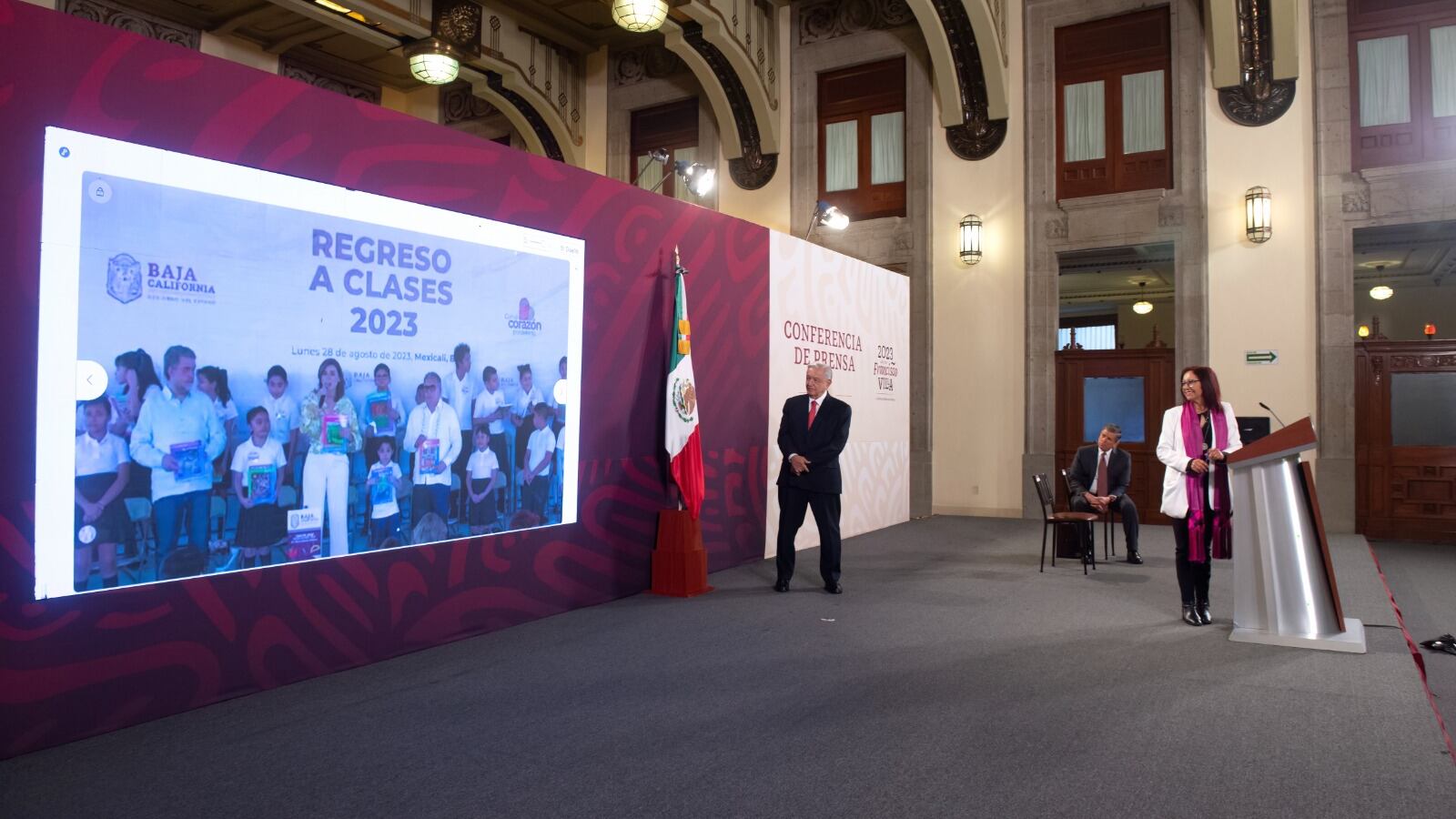 El presidente encabezó la ceremonia de inicio desde Palacio Nacional, con enlaces a varios estados.