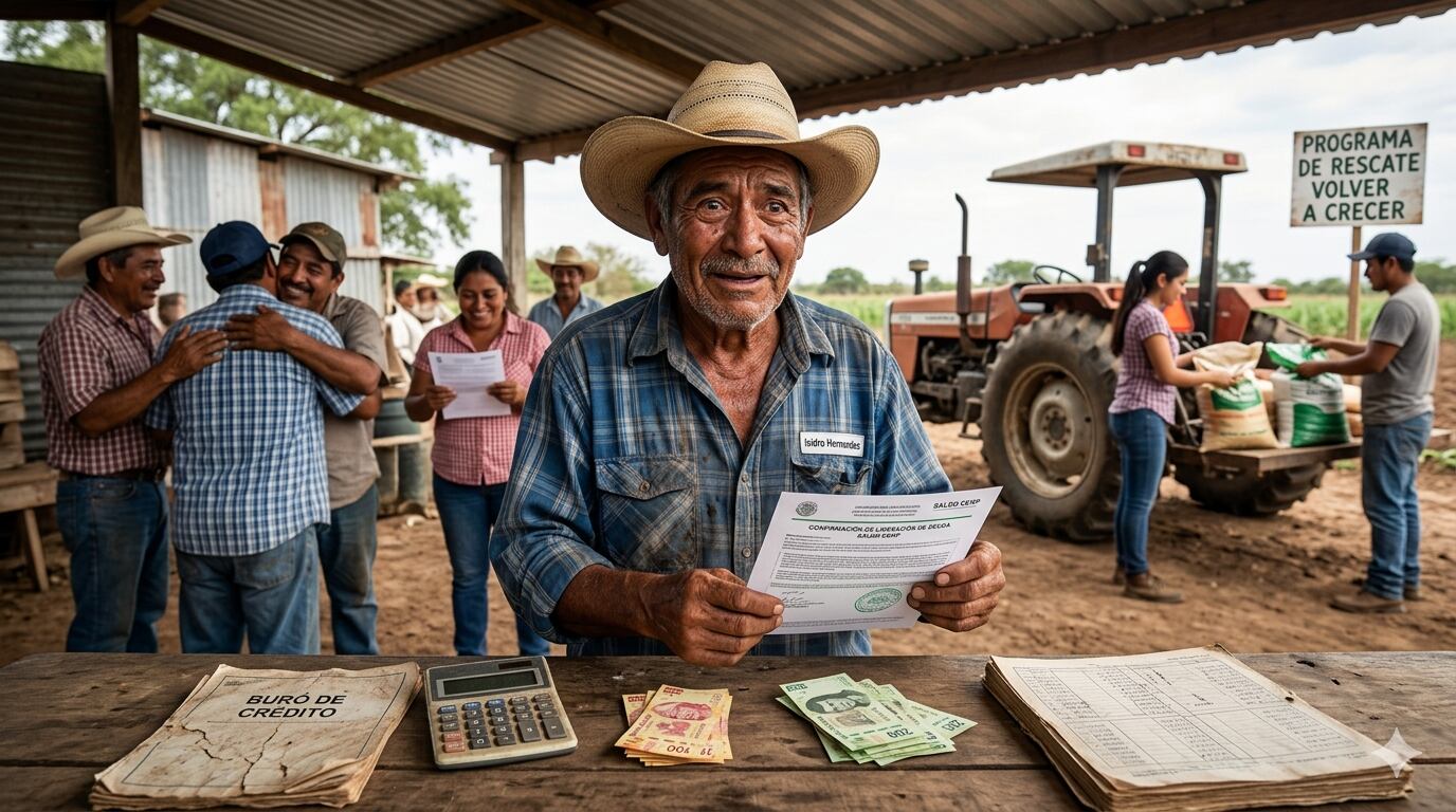 Sheinbaum borra deudas del campo: así rescatarán 69 mil créditos