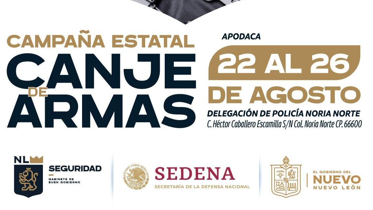 En Apodaca el canje durará hasta el día 26 de agosto.