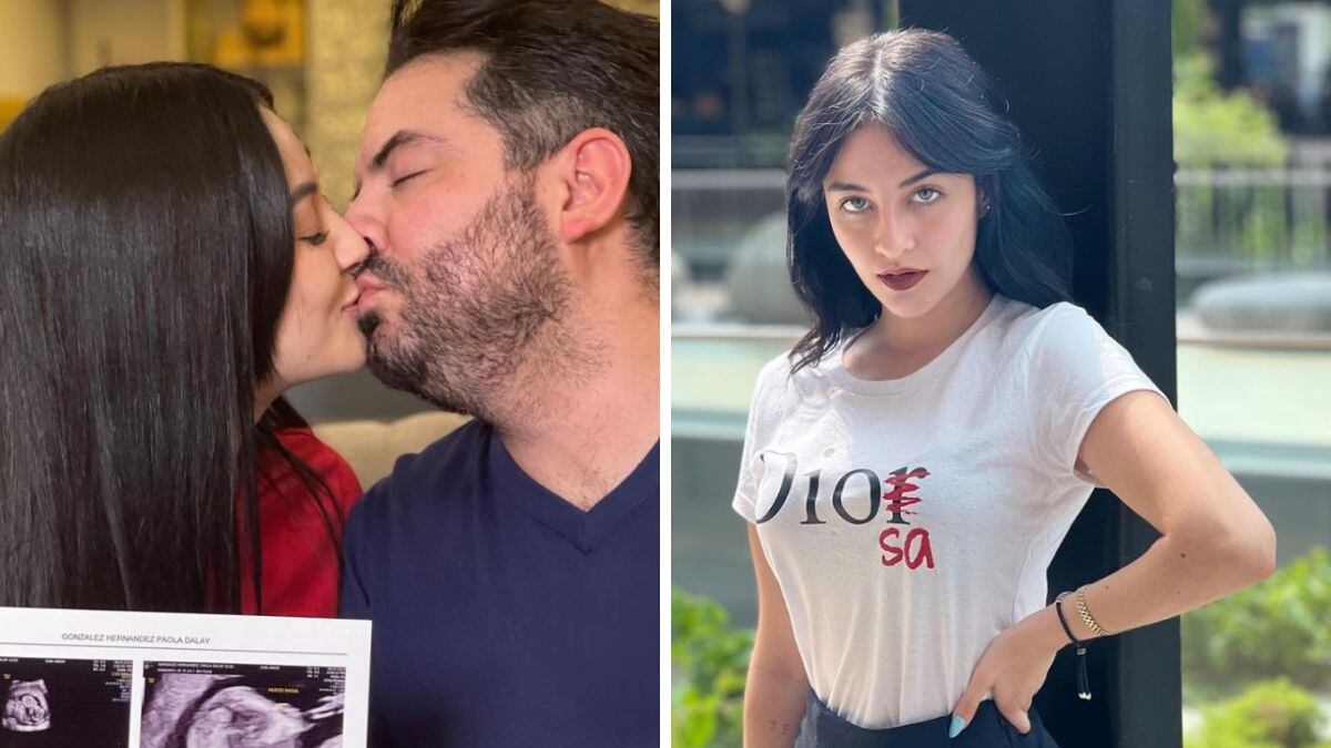 José Eduardo se muestra feliz con su novia Paola Dalay.