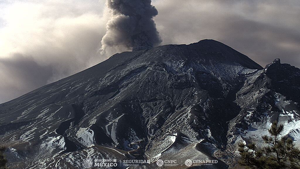 Ha aumentado su actividad a lo largo de los últimos días. (Webcams de México)