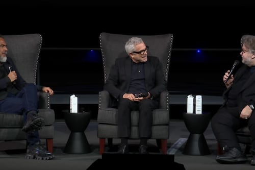 Del Toro, Iñárritu y Cuarón comparten emotiva charla sobre su amistad en la industria