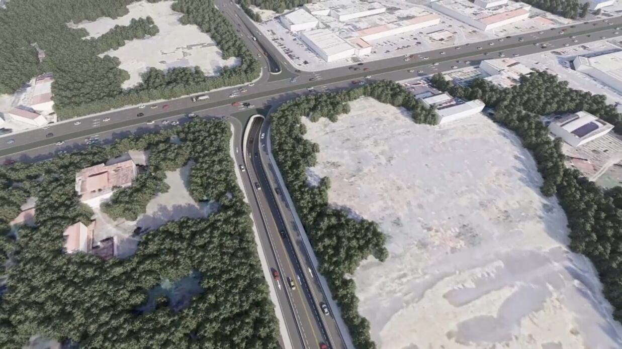 Actualmente la zona sufre por el intenso tráfico que provocan las entradas y salidas de y desde la carretera nacional.