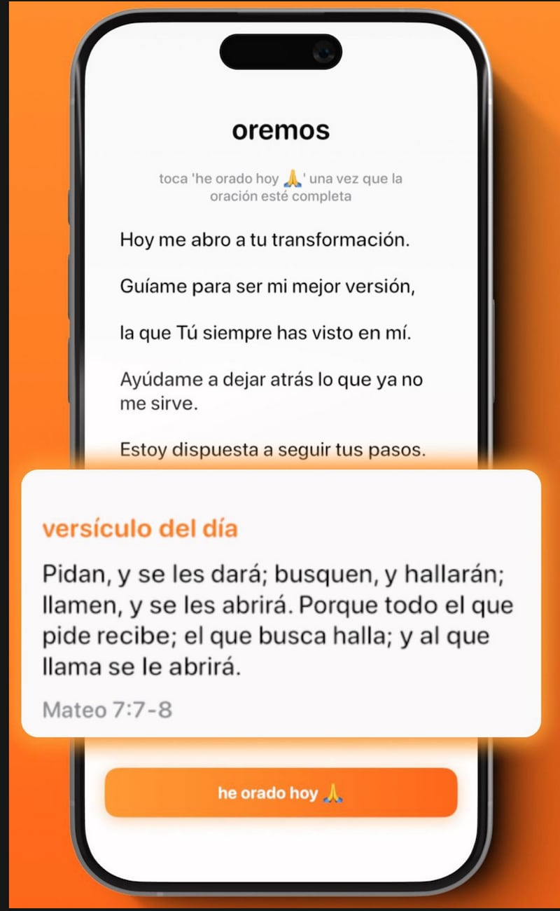 App y oraciones reigiosas