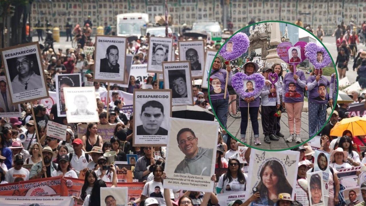 ¡Dolor en el Día de las Madres! Marchan buscadoras en CDMX por sus hijos desaparecidos