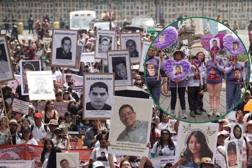 ¡Dolor en el Día de las Madres! Marchan buscadoras en CDMX por sus hijos desaparecidos