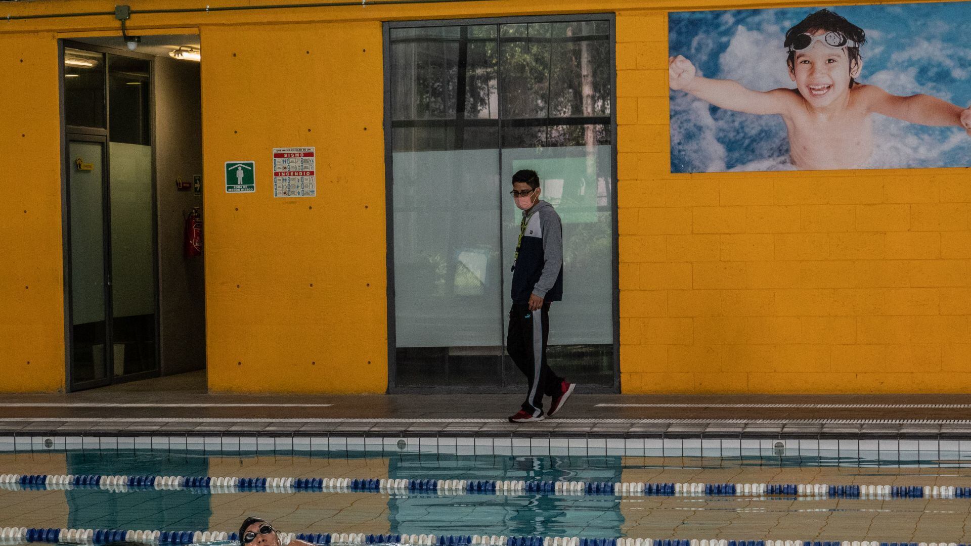 Alberca del deportivo Venustiano Carranza. Foto: Cuartoscuro