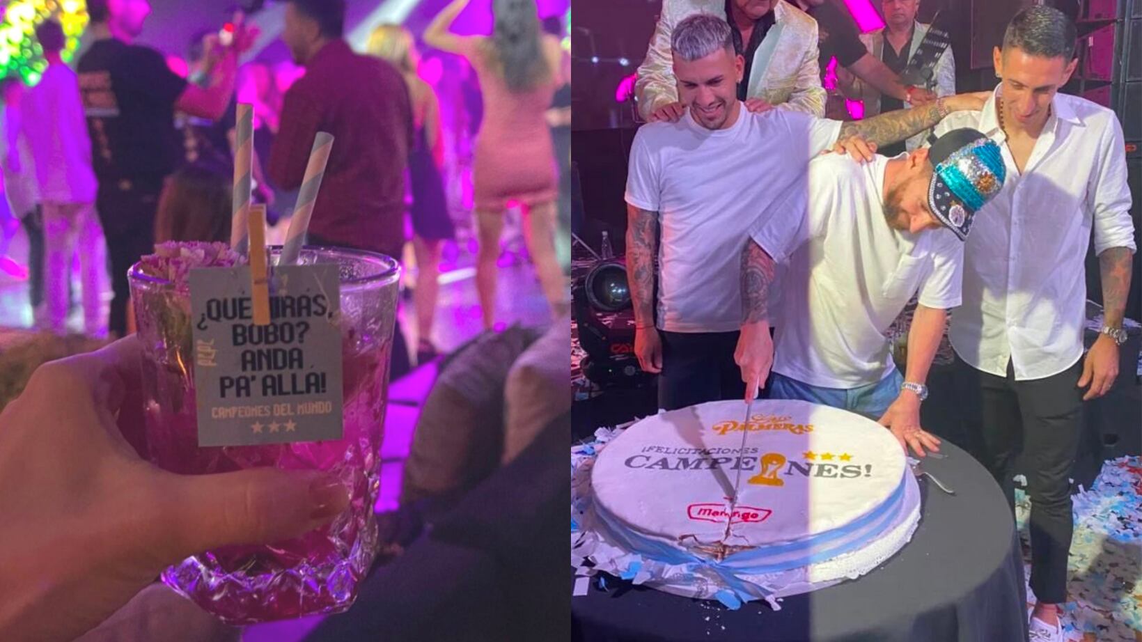 Lionel Messi tiró la casa por la ventana para festejar el título de Argentina.