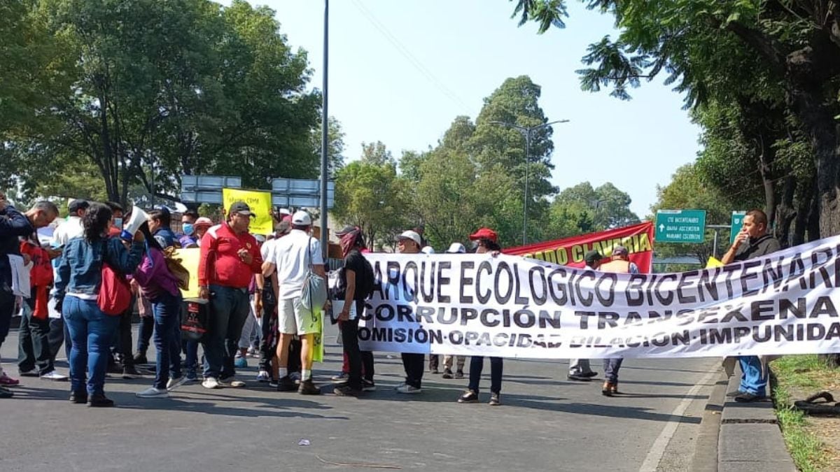 Bloquean Aquiles Serdán por conciertos masivos en Parque Bicentenario.